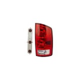 Stop spate lampa Dodge Ram, 01.2002-01.2006, spate, omologare SAE, cu suport bec, tip USA, 55077347AD; 55077347AF, Stanga