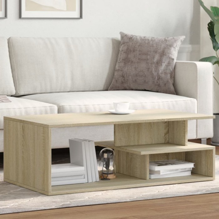 vidaXL Măsuță de cafea, stejar sonoma, 102x55x35 cm, lemn prelucrat 848012