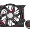 GMV radiator electroventilator Mercedes Clasa E (W211), 03.2002-2009, E 220 CDi, motor 2.1 CDi, diesel, cutie manuala/automata, cu AC, 540 W; 495 mm;