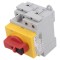Separator-&icirc;ntrerupător QOLTEC Poli 4 pentru şină DIN 32A IP20