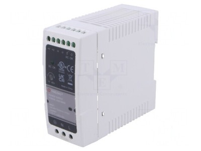 Alimentator pulsatoriu pentru şină DIN 50W 5VDC 10A OUT: 1 foto