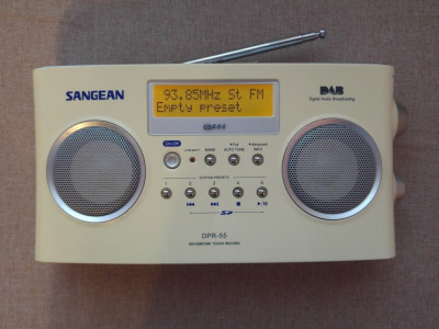 Radio sangean dpr-55 fm rds foto