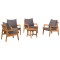 Set bistro 5 buc. Maro Lemn Solid de Acacia - 2