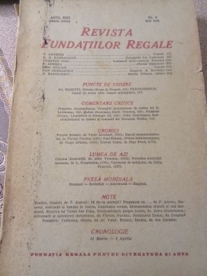 CI. Revista Fundatilor Regale Mai 1945 foto