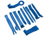 Cumpara ieftin Set 11 unelte pentru demontare tapiterie auto, extractoare clipsuri, panouri si ornamente, plastic rezistent, albastru