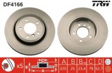 Disc frana fata TRW DF4166
