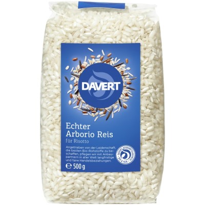 Orez alb Arborio pentru risotto, eco foto