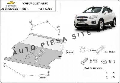 Scut metalic motor Chevrolet Trax fabricat incepand cu 2012 APS-17,125 foto