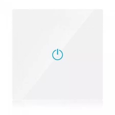 Intrerupator Smart SIMPLU din sticla cu Touch alb V-TAC foto