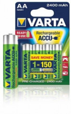 Varta Acumulator Ni-MH Mignon (AA,R6) 1,2V 2400mAh 4 bucati foto