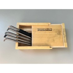 RESIGILAT, Set cutite pentru filet din HSS, cutie deteriorata, Proxxon 24520 foto