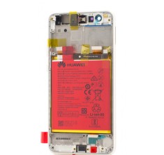 Display Huawei P10 Lite (2017), Modul LCD + Acumulator, White, OEM foto