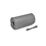 Husa Volan Piele Gri, Marime M (38cm), Compatibilitate Universala. Husa Auto din Piele Naturala