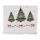 Cumpara ieftin Prosop maini fata bumbac multicolor Craciun 40x66 cm