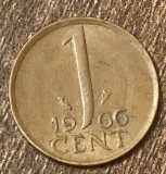 C50 - Moneda foarte veche - Olanda - 1 cent - 1966