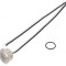 Comutator anti-vandalism verde SPST-NO 50mA 24V IP65