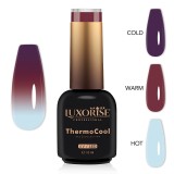 Cumpara ieftin Oja Semipermanenta Termica 3 Culori LUXORISE ThermoCool - Happy Hippy 10ml