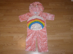 costum carnaval serbare animal urs care bear pentru copii de 1 an 12-18 luni foto