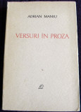 Adrian Maniu - Versuri in proza, antologie editie 1965