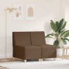VidaXL Unitate Sofa Modulară Fără Brațe 2 pcs Maro 55 x 74 x 82 cm 3399752