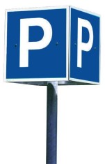 Cub cu semne de parcari foto