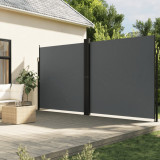 Copertina laterala retractabila, antracit, 200x600 cm GartenMobel Dekor, vidaXL