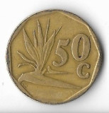 Moneda 50 cents 1993 - Africa de Sud, Cupru-Nichel