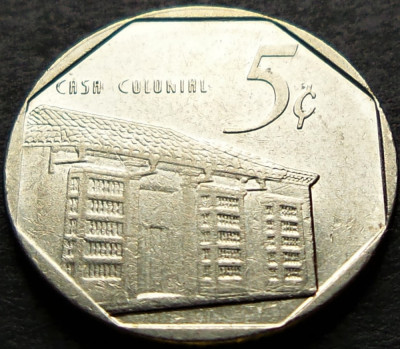Moneda exotica 5 CENTAVOS - CUBA, anul 1994 * cod 2275 A foto