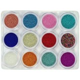 Cumpara ieftin Kit decorații de unghii de 12 buc - perle, 5g, INGINAILS