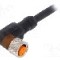 Conector M8, 3 pini, clasa etanseitate {{Clasa etan&amp;#351;eitate}}, LUMBERG AUTOMATION - 13178 RKMWV 3-224/5 M