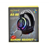 Casti Gaming cu Leduri RGB Microfon si USB AS 60 2J024 XXM