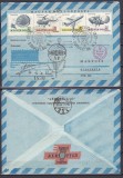 DB1 Ungaria Aerofila 1967 Plic Zburat cu Balonul Autograf Stampile Speciale