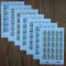 ✅RO 1994 LP 1362 &quot; Aniversari-Comemorari-Personalitati&quot; , serie in coli complete de 25 , MNH - posibile mici defecte pe margini