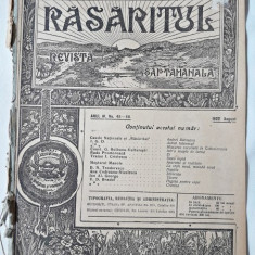 Revista Rasaritul, anul IV, nr.45-48/1922