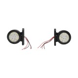 Lampa de pozitie LED rosu-alb 12-24V Breckner Germany pentru remorci