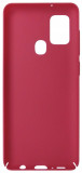 Husa tip capac spate Nillkin Super Frosted policarbonat rosu pentru Samsung Galaxy A21s (SM-A217F)