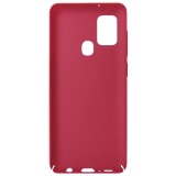 Husa tip capac spate Nillkin Super Frosted policarbonat rosu pentru Samsung Galaxy A21s (SM-A217F)