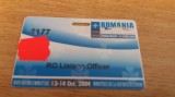 B11 65 - Carduri si cartele telefonice - card acces - piesa de colectie