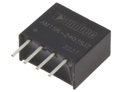 Convertor DC/DC 0,75W 22,8-25,2V la 3,3V SIP4 THT foto
