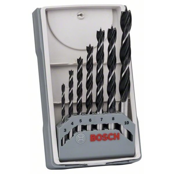 Bosch Set 7 burghie pentru lemn, D3-10mm ProAdvanced PowerfulTools