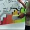 Folie autocolanta de tip whiteboard - ideal pentru proiectii - culoare alba - 137x100 cm