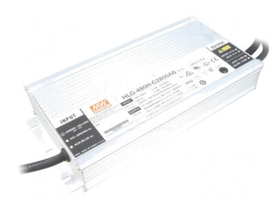 Alimentator LED 479W IP65 HLG-480H-C2800AB foto