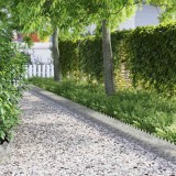 vidaXL Borduri pentru gazon 30 pcs Argintiu 103 x 0,05 x 22 cm 874761