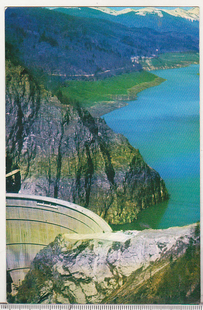 bnk cp Barajul hidrocentralei GH Gheorghiu Dej de pe Arges - circulata