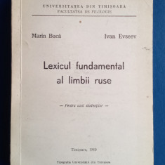 Lexicul fundamental al limbii ruse - MARIN Buca