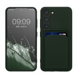 Husa Kwmobile pentru Samsung Galaxy S23, Verde inchis, Silicon, KWM0000191D004C, Carcasa