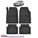 Covorase Auto TeamCar&reg; Tip Tavita Compatibile Kia Ceed Generatia I (2006&ndash;2012) Negru Material Rezistent, Cauciuc