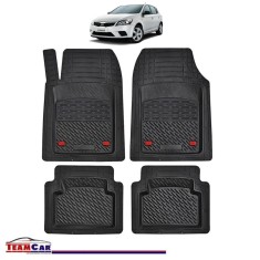 Covorase Auto TeamCar&reg; Tip Tavita Compatibile Kia Ceed Generatia I (2006&ndash;2012) Negru Material Rezistent