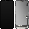 Display cu Touchscreen MP compatibil cu Apple iPhone 14 Plus, cu Rama, Versiune Soft OLED FHD Diagnostic, Negru