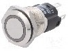 Intrerupator anti-vandalism, ON-ON, &Oslash;16mm, EAO, 82-4151.2123